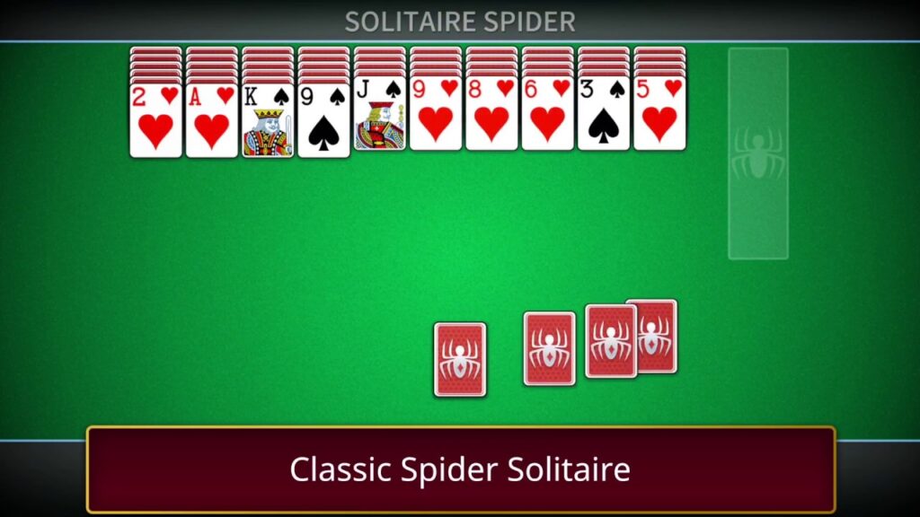 Spider solitaire online